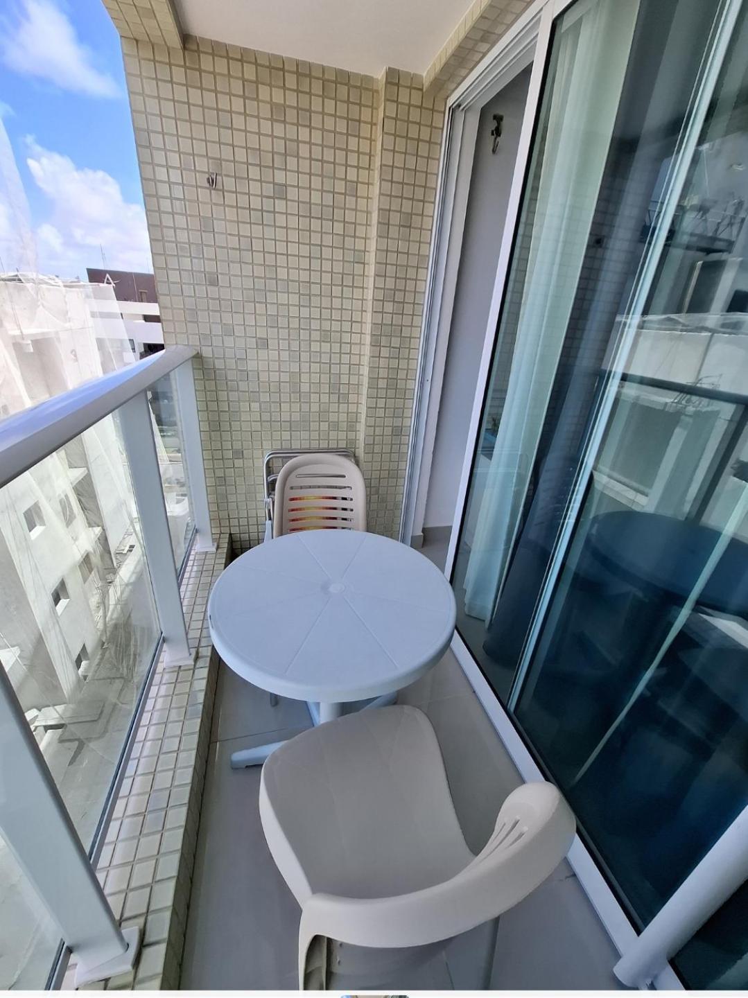Flat Mar Bello Plaza Beira Mar Intermares 503 カベデロ エクステリア 写真