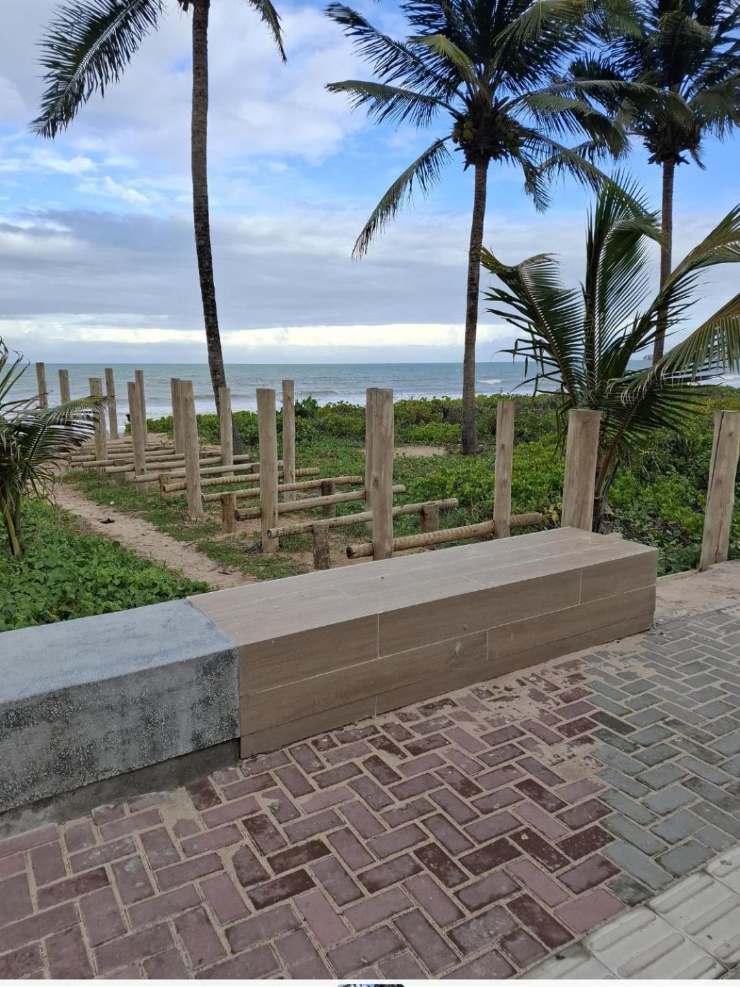 Flat Mar Bello Plaza Beira Mar Intermares 503 カベデロ エクステリア 写真